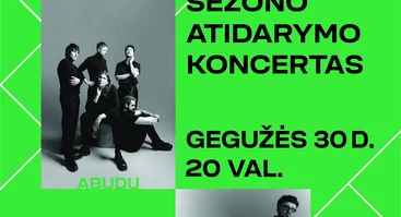Kultūros laivo Nemuno 7 2026 m. sezono atidarymo koncertas kartu su grupėmis AKLI ir ABUDU