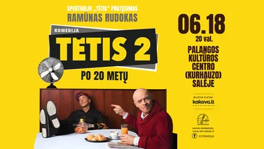 Aktoriaus RAMŪNO RUDOKO monospektaklis „Tėtis 2. Po 20 metų“