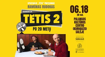 Aktoriaus RAMŪNO RUDOKO monospektaklis „Tėtis 2. Po 20 metų“