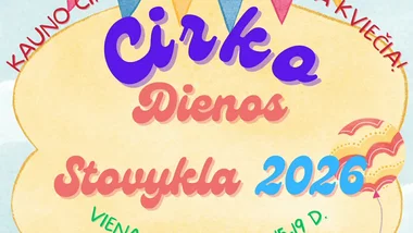 Cirko dienos stovykla 2026