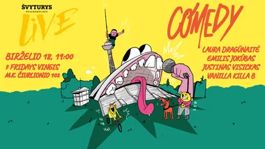 Švyturis Nealkoholinis Live: Comedy | Birželis