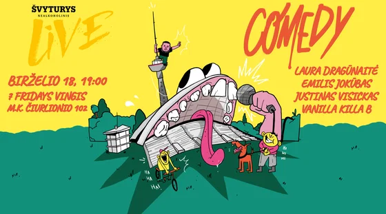 Švyturis Non-Alcoholic Live: Comedy | June, event in Vilnius