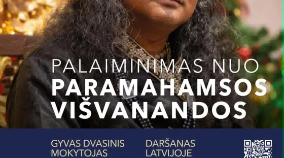 Blessing from Paramahamsa Vishwananda, event in Vilnius