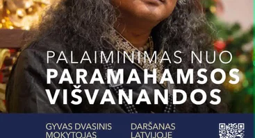 Palaiminimas nuo Paramahamsos Višvanandos 