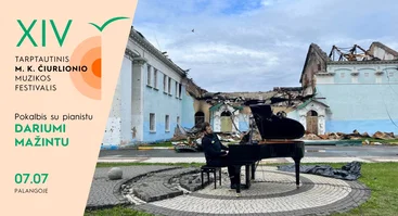 MKČ26: MUZIKOS VIETA ĮTAMPOS IR KARO KONTEKSTE I Pokalbis su pianistu DARIUMI MAŽINTU 