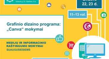 Grafinio dizaino programa: „Canva“ mokymai