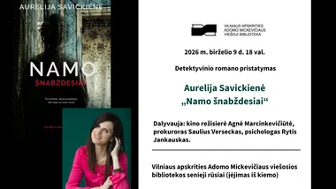 Aurelijos Savickienės detektyvinio romano „Namo šnabždesiai“ pristatymas