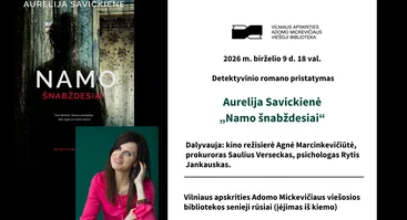 Aurelijos Savickienės detektyvinio romano „Namo šnabždesiai“ pristatymas