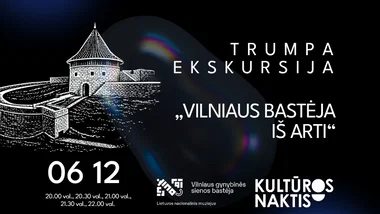 Trumpa ekskursija „Vilniaus bastėja iš arti“ | Kultūros naktis 2026