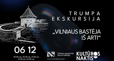 Trumpa ekskursija „Vilniaus bastėja iš arti“ | Kultūros naktis 2026