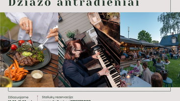 Vakarienė skambant džiazui • Po atviru dangumi • Piano Jazz
