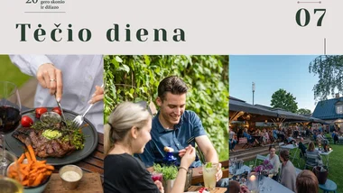 Tėčio diena skambant džiazui • Po atviru dangumi