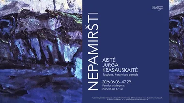 Aistės Jurgos Krasauskaitės tapybos, keramikos paroda „Nepamiršti“