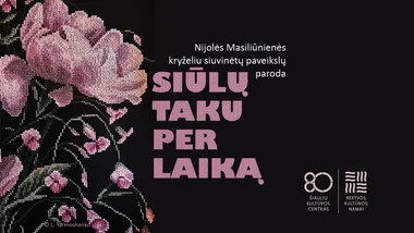  Nijolės Masiliūnienės kryželiu siuvinėtų paveikslų parodos „Siūlų taku per laiką“ atidarymas 