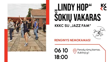 Lindihopo šokių vakaras su „Jazz Fam“