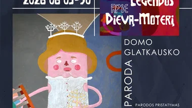 Domo Glatkausko kūrybos paroda „Abstrakčios ateivių legendos apie Dievą-Moterį“