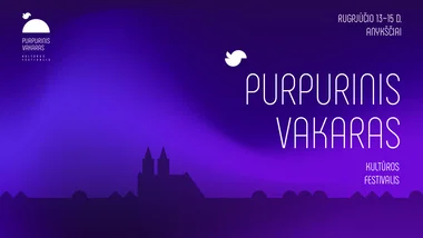 19-asis kultūros festivalis „Purpurinis vakaras“ Anykščiuose