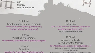Gedulo ir vilties diena / Mažeikiai 2026