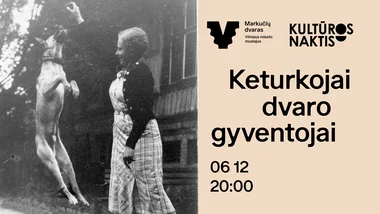 Keturkojai dvaro gyventojai I Kultūros naktis 2026