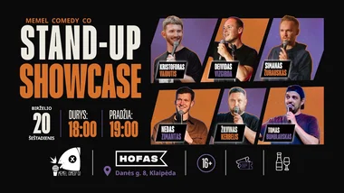 Memel Comedy Co - STAND UP Showcase / HOFAS - Klaipėda / 06.20