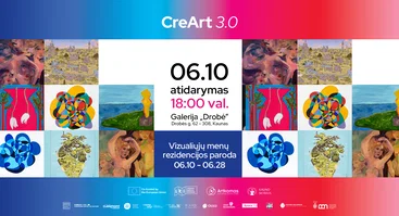 „CreArt 3.0“ vizualiųjų menų rezidencijos parodos atidarymas