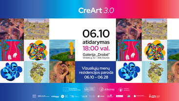 „CreArt 3.0“ vizualiųjų menų rezidencijos parodos atidarymas