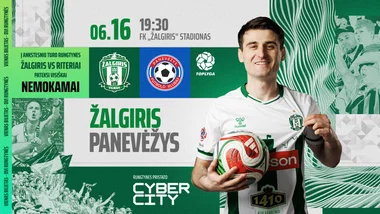 Dvigubas bilietas: TOP lygos rungtynės FK Žalgiris - Riteriai / Panevėžys
