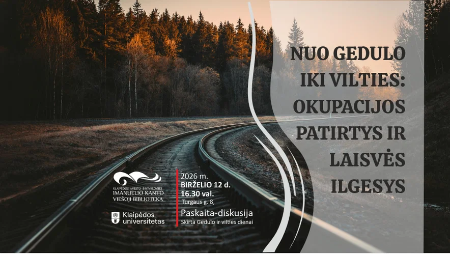 Paskaita-diskusija „Nuo gedulo iki vilties: okupacijos patirtys ir laisvės ilgesys“