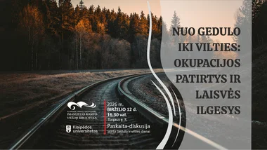 Paskaita-diskusija „Nuo gedulo iki vilties: okupacijos patirtys ir laisvės ilgesys“