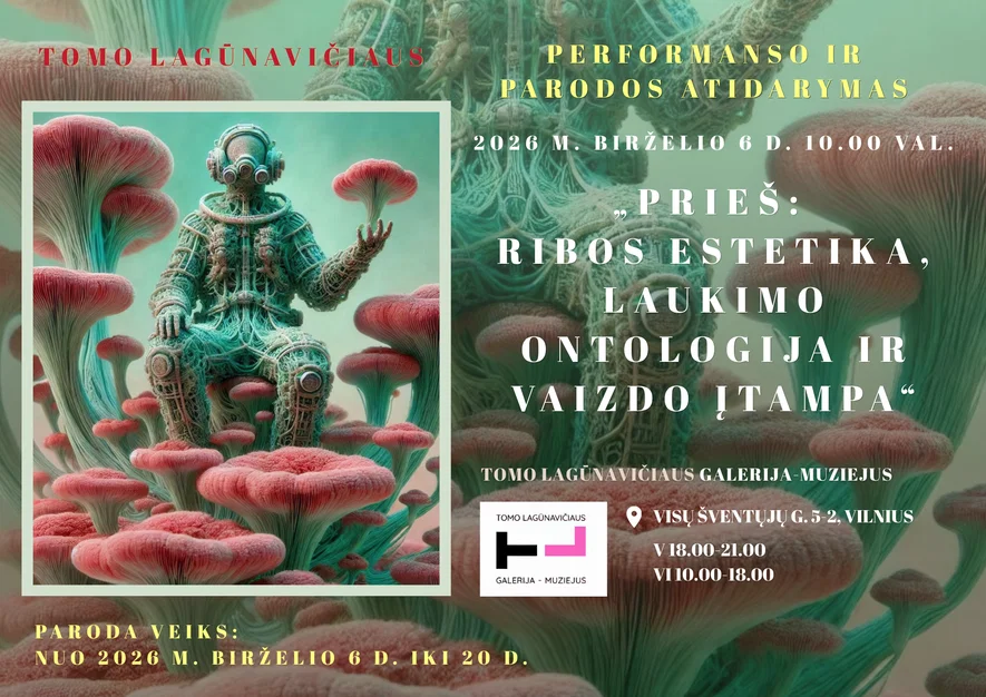 PRIEŠ: ribos estetika, laukimo ontologija ir vaizdo įtampa (performansas ir parodos atidarymas))