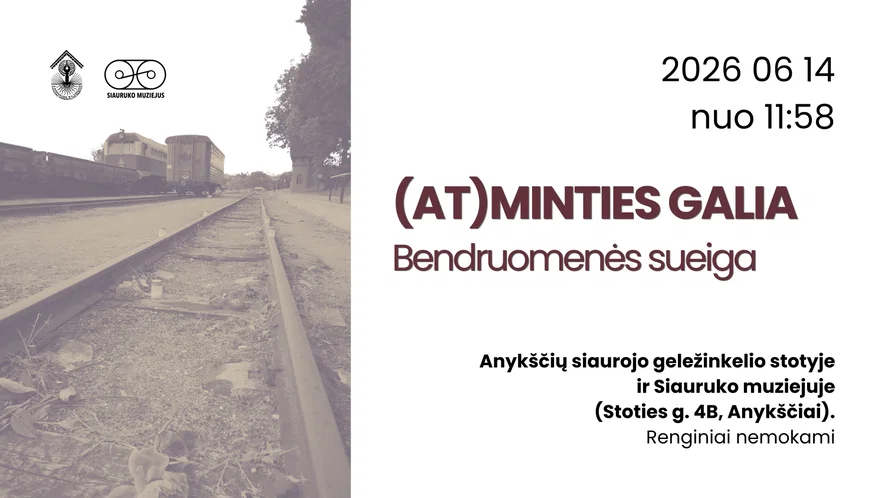 Bendruomenės sueiga „(At)minties galia“
