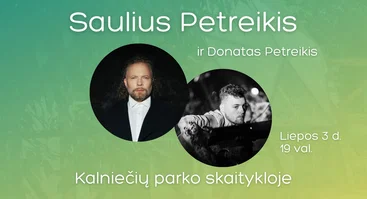 Sauliaus Petreikio koncertas Kalniečių parko skaitykloje
