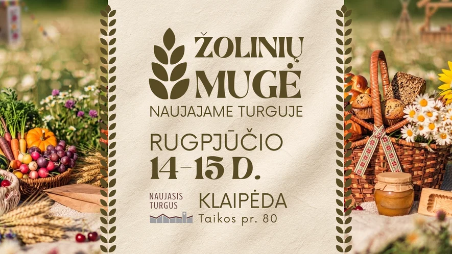 Žolinių mugė Naujajame turguje Klaipėdoje