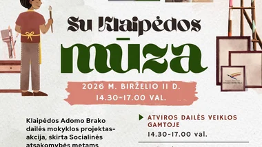 Projektas - akcija miesto bendruomenei ,,Su Klaipėdos mūza"