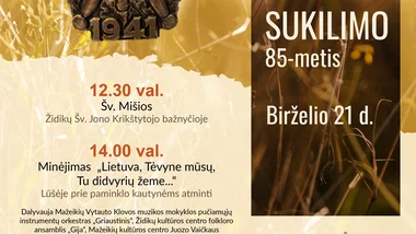 Birželio sukilimo 85-metis