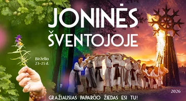 JONINĖS ŠVENTOJOJE 2026 | „Gražiausias paparčio žiedas esi Tu!“