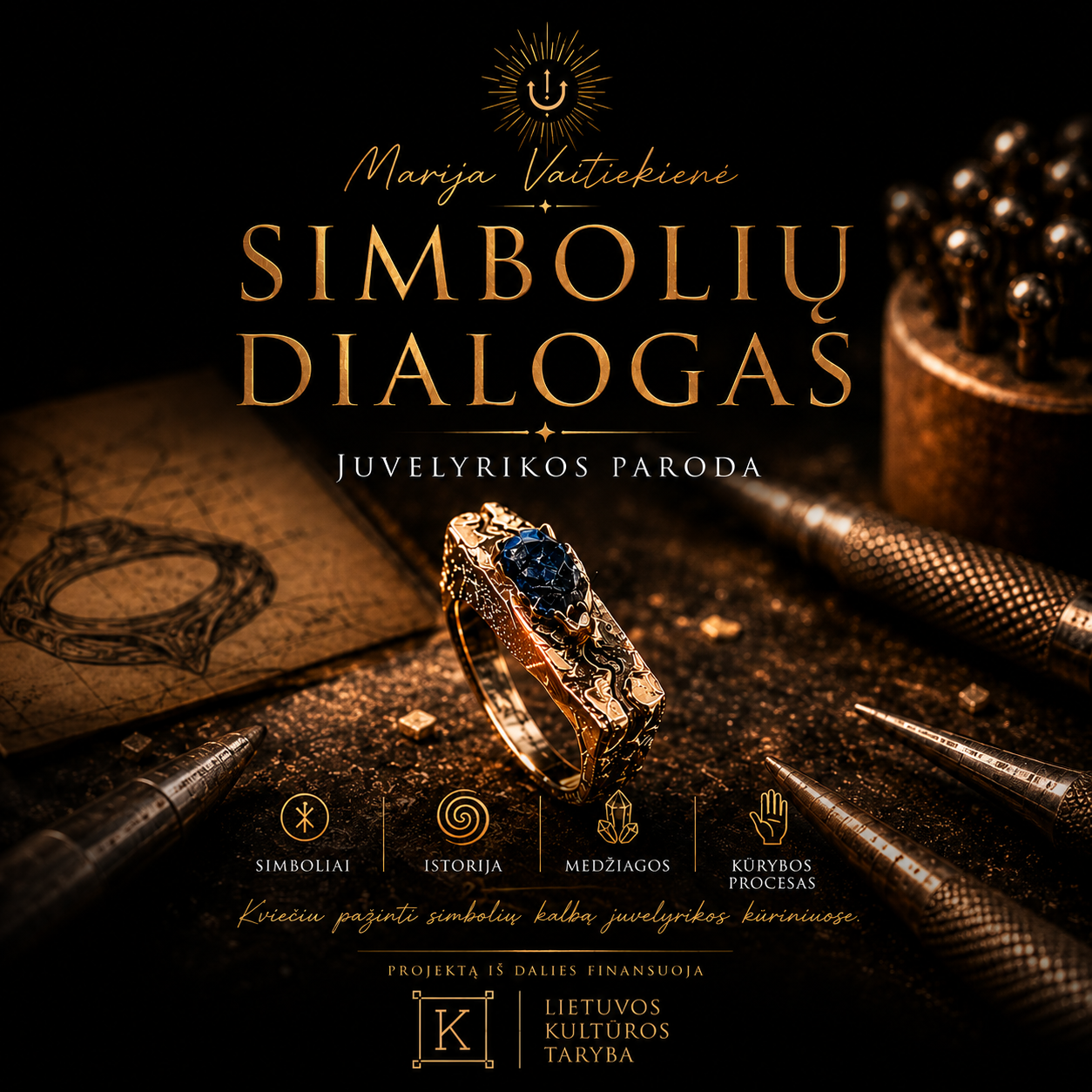 Juvelyrikos paroda „Simbolių dialogas" ir papuošalų gamybos dirbtuvės