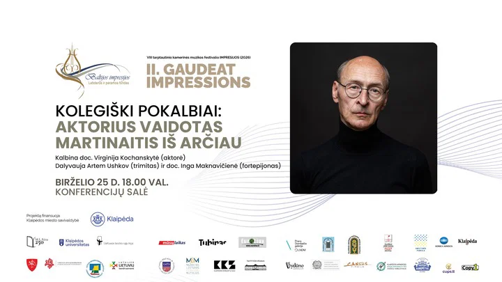 Kolegiški pokalbiai: aktorius Vaidotas Martinaitis iš arčiau