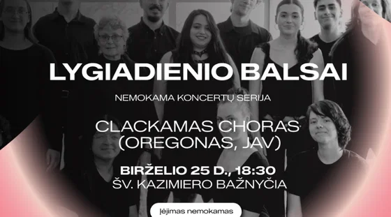 Equinox Concerts: Clackamas Choir (Oregon, USA) | FREE, event in Vilnius
