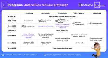 Informiko vasaros stovykla 2026