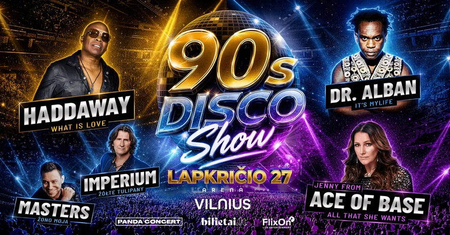 Jenny from ACE OF BASE, Dr. Alban, Haddaway, Masters, Imperium