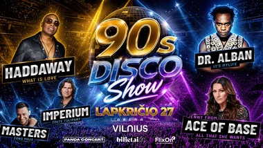 Jenny from ACE OF BASE, Dr. Alban, Haddaway, Masters, Imperium