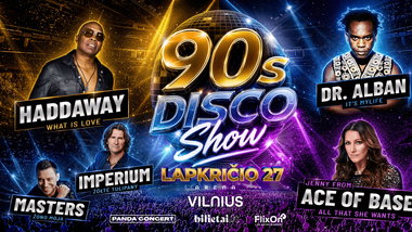 Jenny from ACE OF BASE, Dr. Alban, Haddaway, Masters, Imperium