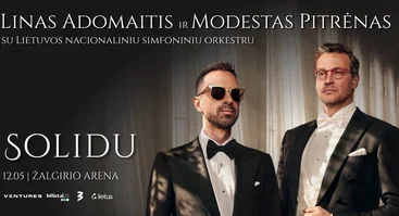 Linas Adomaitis ir Modestas Pitrėnas su LNSO | Žalgirio arena