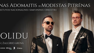 Linas Adomaitis ir Modestas Pitrėnas su LNSO | Žalgirio arena