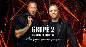 Grupė 2 - Karolis ir Donatas su gyvo garso grupe | Marijampolė
