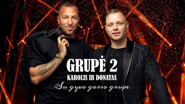 Grupė 2 - Karolis ir Donatas su gyvo garso grupe | Marijampolė