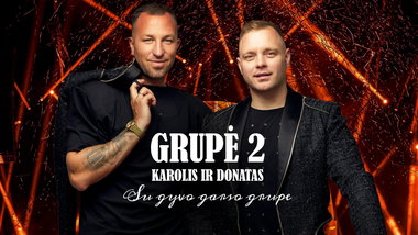 Grupė 2 - Karolis ir Donatas su gyvo garso grupe | Marijampolė