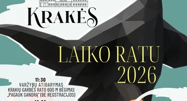 VI respublikinės bėgimo varžybos KRAKĖS LAIKO RATU 2026