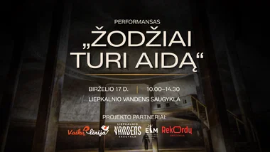 Žodžiai turi aidą: rekordas, menas ir reta galimybė patekti į Liepkalnio vandens saugyklą